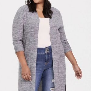 Torrid Super Soft Plush Longline Cardigan